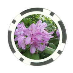 Purple Rhododendron Flower Poker Chip Card Guards (10 Pack)  by picsaspassion