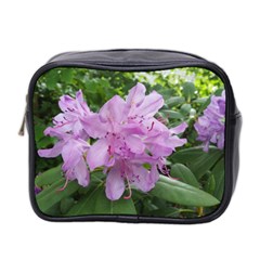 Purple Rhododendron Flower Mini Toiletries Bag 2-side by picsaspassion