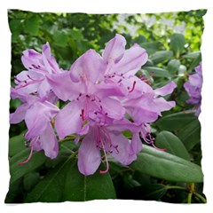 Purple Rhododendron Flower Large Cushion Case (one Side) by picsaspassion