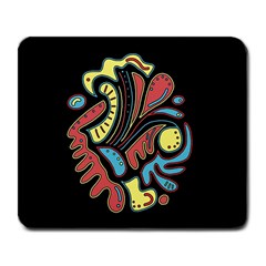 Colorful Abstract Spot Large Mousepads by Valentinaart