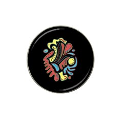 Colorful abstract spot Hat Clip Ball Marker