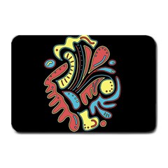 Colorful Abstract Spot Plate Mats by Valentinaart