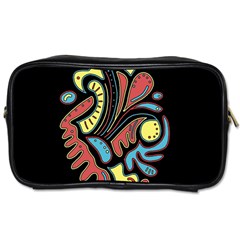 Colorful Abstract Spot Toiletries Bags 2-side by Valentinaart