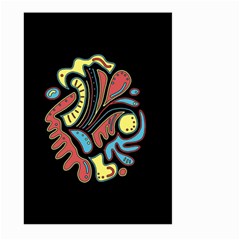 Colorful abstract spot Large Garden Flag (Two Sides)