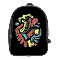 Colorful Abstract Spot School Bags (xl)  by Valentinaart