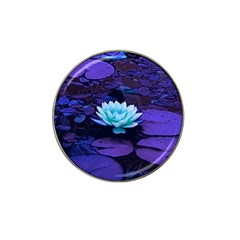 Lotus Flower Magical Colors Purple Blue Turquoise Hat Clip Ball Marker (10 Pack) by yoursparklingshop