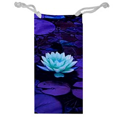 Lotus Flower Magical Colors Purple Blue Turquoise Jewelry Bags by yoursparklingshop