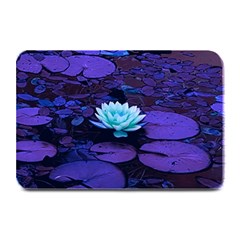 Lotus Flower Magical Colors Purple Blue Turquoise Plate Mats by yoursparklingshop