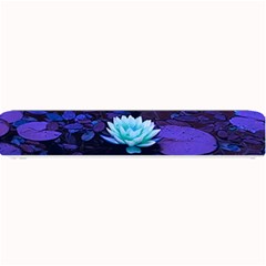 Lotus Flower Magical Colors Purple Blue Turquoise Small Bar Mats by yoursparklingshop