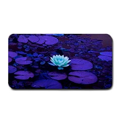 Lotus Flower Magical Colors Purple Blue Turquoise Medium Bar Mats by yoursparklingshop