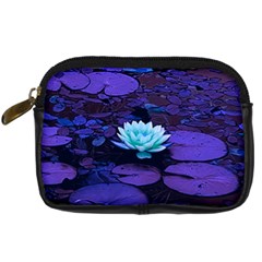 Lotus Flower Magical Colors Purple Blue Turquoise Digital Camera Cases by yoursparklingshop