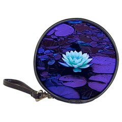 Lotus Flower Magical Colors Purple Blue Turquoise Classic 20-cd Wallets by yoursparklingshop