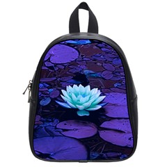 Lotus Flower Magical Colors Purple Blue Turquoise School Bags (small)  by yoursparklingshop