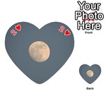 The Moon and blue sky Playing Cards 54 (Heart)  Front - Heart2