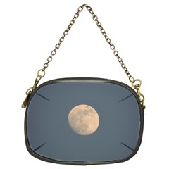 The Moon And Blue Sky Chain Purses (two Sides)  by picsaspassion