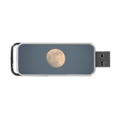 The Moon And Blue Sky Portable Usb Flash (one Side)