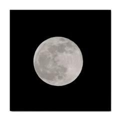 Full Moon At Night Tile Coasters by picsaspassion