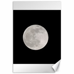 Full Moon At Night Canvas 24  X 36  by picsaspassion