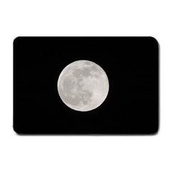 Full Moon At Night Small Doormat  by picsaspassion