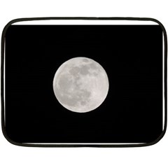 Full Moon At Night Fleece Blanket (mini)