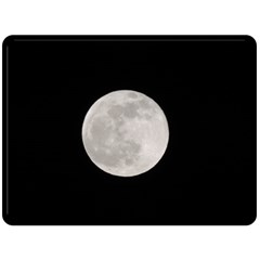 Full Moon At Night Fleece Blanket (large) 