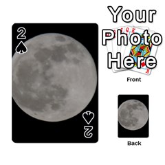 Close To The Full Moon Playing Cards 54 Designs  by picsaspassion