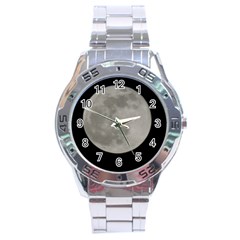 Close To The Full Moon Stainless Steel Analogue Watch by picsaspassion