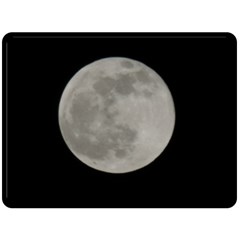 Close To The Full Moon Double Sided Fleece Blanket (large)  by picsaspassion