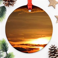 Summer Sunset Ornament (round)  by picsaspassion