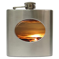 Summer Sunset Hip Flask (6 Oz) by picsaspassion