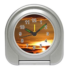 Summer Sunset Travel Alarm Clocks by picsaspassion