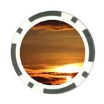 Summer Sunset Poker Chip Card Guards Front