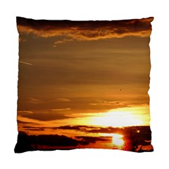 Summer Sunset Standard Cushion Case (two Sides) by picsaspassion