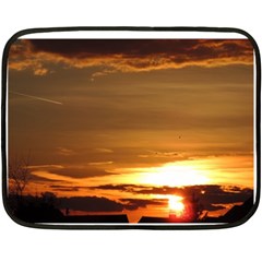 Summer Sunset Fleece Blanket (mini) by picsaspassion