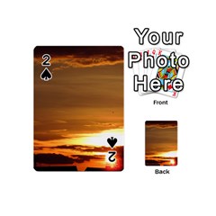 Summer Sunset Playing Cards 54 (mini)  by picsaspassion