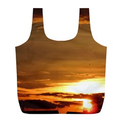 Summer Sunset Full Print Recycle Bags (l)  by picsaspassion