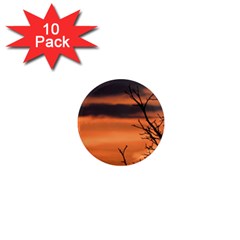 Tree Branches And Sunset 1  Mini Magnet (10 Pack)  by picsaspassion