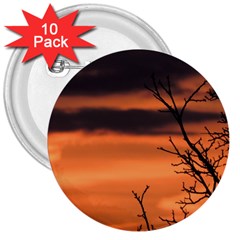 Tree Branches And Sunset 3  Buttons (10 Pack)  by picsaspassion