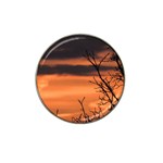 Tree branches and sunset Hat Clip Ball Marker (4 pack) Front