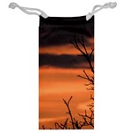 Tree branches and sunset Jewelry Bags Back