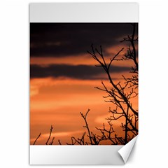 Tree Branches And Sunset Canvas 24  X 36  by picsaspassion