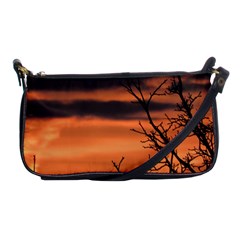 Tree Branches And Sunset Shoulder Clutch Bags by picsaspassion