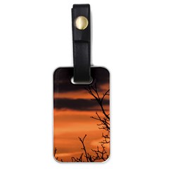 Tree Branches And Sunset Luggage Tags (one Side)  by picsaspassion