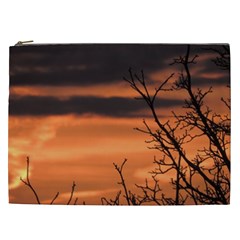 Tree Branches And Sunset Cosmetic Bag (xxl) 