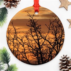 Colorful Sunset Ornament (round)  by picsaspassion