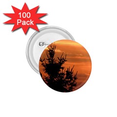 Christmas Tree And Sunset 1 75  Buttons (100 Pack) 