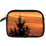 Christmas tree and sunset Digital Camera Cases Front