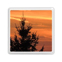 Christmas Tree And Sunset Memory Card Reader (square)  by picsaspassion