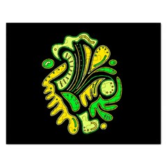 Yellow And Green Spot Rectangular Jigsaw Puzzl by Valentinaart