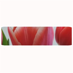 Red - White Tulip Flower Large Bar Mats